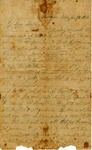 Letter, Alex W. Feemster to Loulie Feemster, January 9, 1864