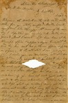 Letter, Alex W. Feemster to Loulie Feemster, August 20, 1864