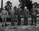 Clayton Rand with Military Officers
