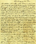 Letter, A. B. Parks to Augusta Rice February 6, 1865