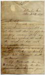 Letter, C. Morrow to W. H. Lee; 11/20/1861