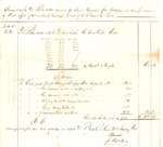 Aaron Spell Account 25 bales, 1843