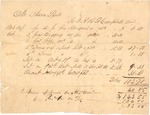 Aaron Spell Campbell Account 1833 by W. R. H. R. Campbell