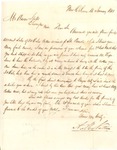 Aaron Spell Nathan Receipt Letter, January 14, 1841 by Asher M. Nathan