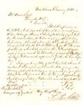 Aaron Spell Nathan Letter, January 6, 1841