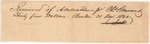 Aaron Spell Receipt, December 21, 1841