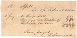 Aaron Spell Robson Allen Receipt, February 17, 1847 by Robson & Allen