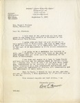 Letter, Ross R. Barnett to Boswell Stevens, September 5, 1950