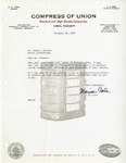 Letter, J. M. Cole to Boswell Stevens, February 22, 1960 by J. M. Cole