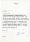 Letter, A. G. Paxton to Mr. and Mrs. Boswell Stevens, February 15, 1960