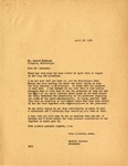 Letters between Boswell Stevens and Lamont Rowlands, April 21-22, 1954