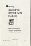 Honoring Mississippi's Master Farm Families by Mississippi Agricultural Extension Service