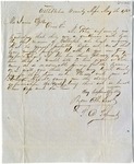 Letter, S. D. Sessums to James Sykes; 5/6/1863