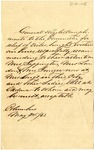 Letter, General Ruggles to Committee for Relief of Exiles; 5/30/1863