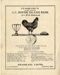 Grassland Farms catalog for S. C. Rhode Island Reds, 1931