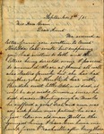 Letter, Eliza Patterson to Ann Boyd Green, September 1, 1861 by Eliza Patterson