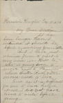 Letter, from William Etta "Willie" Webb to Matilda Ann Boyd "Lit" Webb, May 4, 1908 by William "Willie" Etta Webb