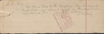 Payment Request, R. B. Webb to Banking House of C. C. Kelly, March 1, 1886