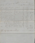 Account Statement for Joseph McDaniel for Clark and Webb, 1859