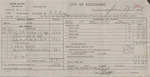 Property Tax Receipt, Kosciusko, Mississippi to E. L. Ray, January 23, 1945