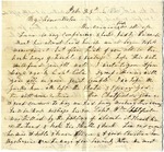 Letter, Jane Lipscomb to Elizabeth Wier, February 28, 1864