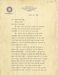 Letter from Dept. of Archives and History by Ben Gray Lumpkin