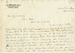 Letter from I. E. Pritchett