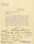 Letter to Clerk of Jefferson County, Texas by Mims Williams