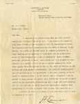 Letter from J. F. Lanier to J. D. Banks