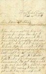 Letter to Cammie Williams by Willie R. Hollingsworth