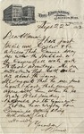 Letter from Mims Williams to His Mother
