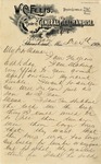 Letter from Mims Williams to His Mother by Mims Williams