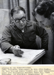 Col. Cohen Roberston and Lt. Governor William Winter Going Over Evacuation Plans, 1973