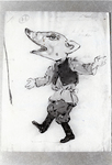 Costume Design for a Boy Disguised as a Pig From the Ballet, Petrouchka, 1979