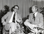 Thad Cochran Seated with a Man in Glasses