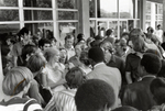 Charles Evers Among a Crowd Campaigning for Governor, 1973