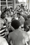 Charles Evers Among a Crowd Campaigning for Governor, 1974