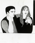 Will Barnet's "The Couple" Drawing