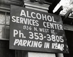 Alcohol Services Center Sign