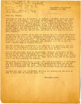 Letter and Genealogical Information on the Coffman/Kaufman Family, February 14, 1950 by Eunice J. Stockwell