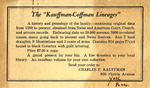 Advertisement for the "Kauffman-Coffman Lineages" Book