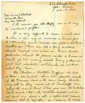Letter, Charles F. Kauffman to Eunice J. Stockwell, November 5, 1948 by Charles F. Kauffman