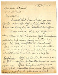 Letter, Abrose W. Deatreik to Eunice J. Stockwell, February 5, 1948 by Ambrose W. Deitreik