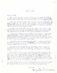 Letter, Myrtis S. Wineman to Dr. J. B. Cain, July 25, 1965 by Myrtis S. Wineman