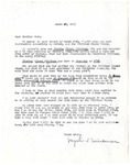 Letter. Myrtis S. Wineman to Brother (J. B.) Cain, March 21, 1965 by Myrtis S. Wineman