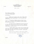 Letter, Harvey Fitzpatrick to Myrtis S. Wineman, May 1, 1964 by Harvey Fitzpatrick