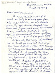 Letter, Pearl W. Day to Myrtis S. Wineman, September 17, 1963 by Pearl W. Day