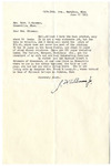 Letter, J. D. Tillman, Jr. to Myrtis S. Wineman, June 28, 1963 by J. D. Tillman