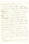 Draft of a Letter, Myrtis S. Wineman to Mrs. Martin, Feb 6, 1959 by Myrtis S. Wineman