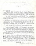 Letter, Myrtis S. Wineman to Frances G. Martin, July 18, 1960 by Myrtis S. Wineman